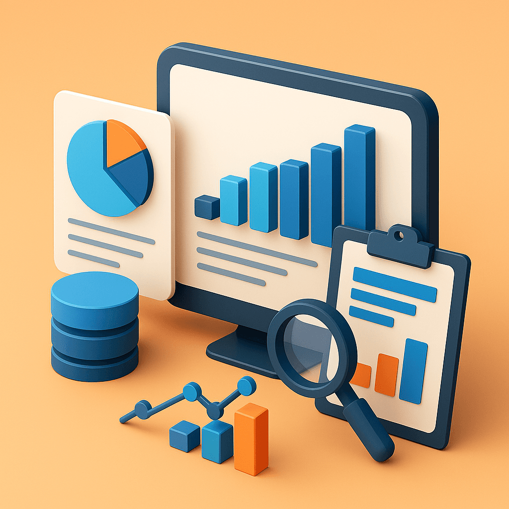Analyst interpreting charts and graphs on a dashboard for data-driven business decisions